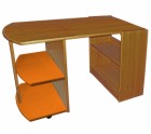 Mid Sleeper Pull Out Desk Antique With Orange Details