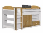 Maximus Mid Sleeper Set 2 White With Antique Details