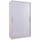 Toronto 2 Door Sliding Wardrobe in White