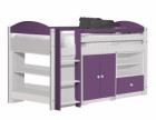 Maximus Mid Sleeper Set 2 White With Lilac Details