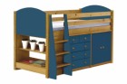 Verona Mid Sleeper Set 2 Antique With Blue Details