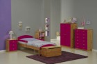 Maximus Mini Safety Rail Antique With Fuschia Details