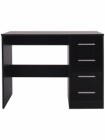 Toronto 4 Drawer Study Desk in Black