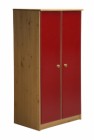 Avola Two Door Cupboard Antique With Red Details