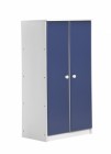 Avola Two Door Cupboard White With Blue Details