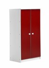 Avola Two Door Cupboard White With Red Details
