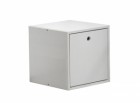 Cube with cover in White with White Detail