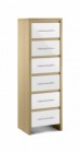 Stockholm 6 Drawer Narrow Chest