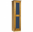 Verona 1 Door Wardrobe Antique With Blue Details