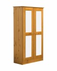 Verona 2 Door Wardrobe Antique With White Details