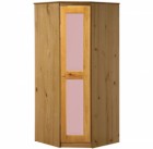 Verona Corner Wardrobe Antique With Pink Details