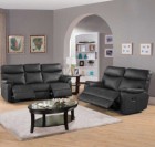 Lola 3+2 Recliner Suite in Black