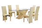 Arizona 6 Chair Dining Set in Beech