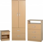 Polar Bedroom Set in Beech