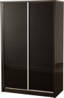 Charisma 2 Door Sliding Wardrobe in Black Gloss