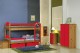 Maximus Bunk Bed 3ft Antique With Red Details