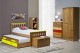 Captains Bergamo Guest Bed 3ft Antique With Lime Details