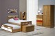 Captains Bergamo Guest Bed 3ft Antique With White Details