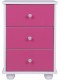 Miami 3 Drawer Bedside