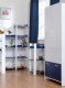 Lollipop 5 Shelf Unit in White/Blue