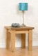 Tortilla Lamp Table Distressed Waxed Pine