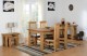 Tortilla Nest of 2 Tables Distressed Waxed Pine
