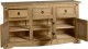 Corona 3 Door 3 Drawer Sideboard Distressed Waxed Pine