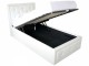 Hollywood Crystal Gas Lift Bed 3' White