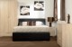 Prado Plus 4 foot 6 inch Storage Bed in Black Faux Leather